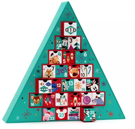 Mickey and Friends Share The Magic Adventskalender, Charaktere umfassen: Mickey, Minnie, Chip 'n' Dale, Bambi und Stitch