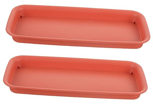 Kisangel 2 Piezas Bandeja De Maceta Plato De Terracota Plato De Plantas Bandejas De Plantas En Macetas Bandeja De Plantación Jardineras para Recoger Agua Planta En Maceta El Plastico Cactus