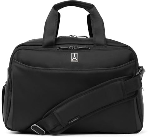 Travelpro Crew Classic Lightweight Softside Luggage, Underseat Travel Tote Bag, Men and Women, Black