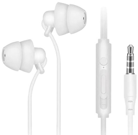 kabelgebundene kopfhörer 0,14 zoll kopfhörer schlafkopfhörer mit geradem stecker leichte kopfhörer zum seitenschlaf kopfhörer schlafkopfhörer mit kabel ohrstöpsel zum schnarchen luft