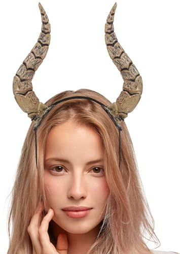 Operitacx 2 Stück Halloween-Hörner-Stirnband Teufelshörner-Kopfbedeckung Hörner-Cosplay Für Halloween Weihnachten Festival Thema Cosplay-Kostüm-Stirnbänder