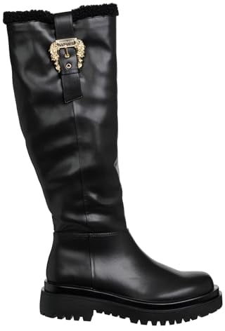 VERSACE JEANS COUTURE Stivali Alti Donna Black 38 EU