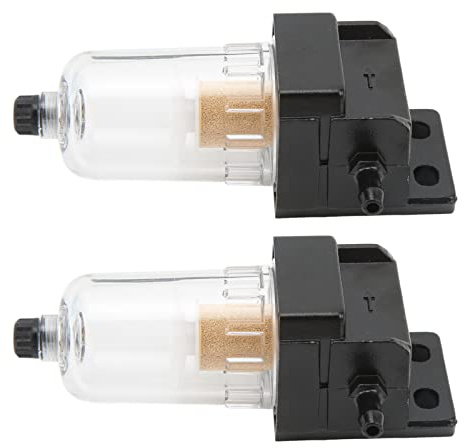 Haosie 2PCS Fuel Filter, 6mm Inline Diesel Filter, Water Separator Kit | Removable Filter Parking Heater, Compatible with Webasto/Eberspacher Heaters