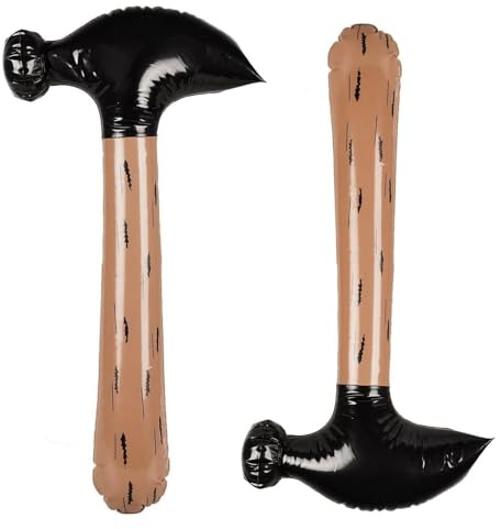 2 pezzi martello gonfiabile Fancy Prop Hammer accessori gonfiato gonfiato decorazioni per feste in piscina