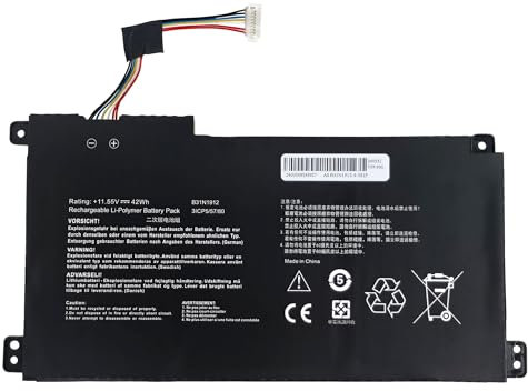 B31N1912 C31N1912 Akku für ASUS VivoBook 14 E410MA L410MA E410KA E510KA E510MA L510MA F414MA EK1890WS R429MA R522MA Serie Laptop 0B200-03680000 0B200-03680200 [11.55V 42Wh]