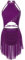 iiniim Donna Abito da Ballo Latino Americano Danza Vestito da Ballo Samba Rumba Jazz Salsa Tango ChaCha Abito da Spettacolo Dancewear Viola S