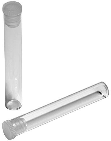 10 Stück Glasröhrchen Globuliröhrchen 1,5 g für Globuli Homöopathie, Klarglas