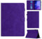 Rosbtib Custodia per Samsung Galaxy Tab A7 10.4 2022/2020 Modello SM-T500/T505/T507 con supporto con slot per schede, custodia in ecopelle con motivo a trama esagonale per Galaxy Tab A7, Viola