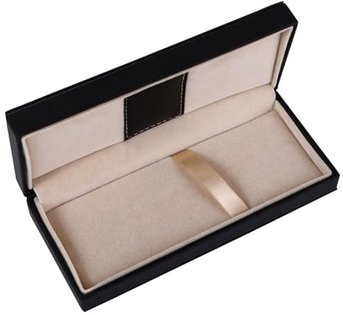 STOBOK Dekorative Stifte-geschenkbox Aus Pu-Leder Elegante Kompakte Stiftbox Stifte-geschenketui Für Füllfederhalter Exquisites Stifte-etui Zum Verschenken
