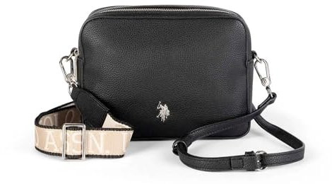 U.S. POLO ASSN. Mansion Zip Crossbody Bag Black