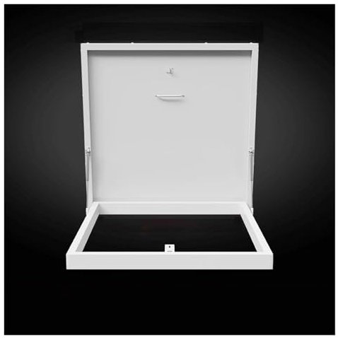 Dachluke, Dachfenster für Dachböden und Keller, Dachboden-Zugangsdeckel, Schachtabdeckung (80 x 60 x 7 cm)