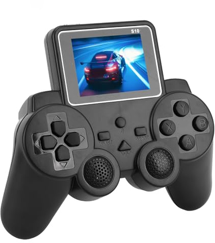 YUEHISY Handheld Game Console, 3.0'' Screen Multi-Game with TV Connection, Detachable Rechargeable Battery for 6-7H Playtime