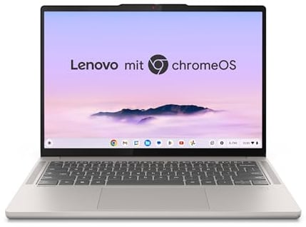 Lenovo Chromebook Plus Laptop | 14 WUXGA OLED Touch-Display | MediaTek Kompanio Ultra 910 | 16GB RAM | 256GB Speicher | Arm Immortalis-G925 Grafik | ChromeOS | QWERTZ | 3 Monate Premium Care