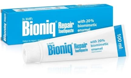 Dr. Wolff's Bioniq Repair Toothpaste | Hydroxyapatite Enamel Repair | for Daily Use | for Sensitive Teeth | Fluoride Free | 100 ml