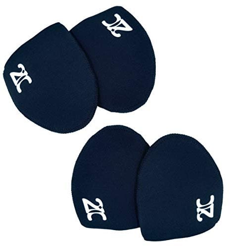 21C 1.5mm Neoprene Toe Warmers (Wear Inside Shoes) - 2 Pairs - 4 Foot Warmer Booties for Cycling, Hiking, Camping, Skiing, Outdoor Sports - Thermal Toe Socks - Size 2