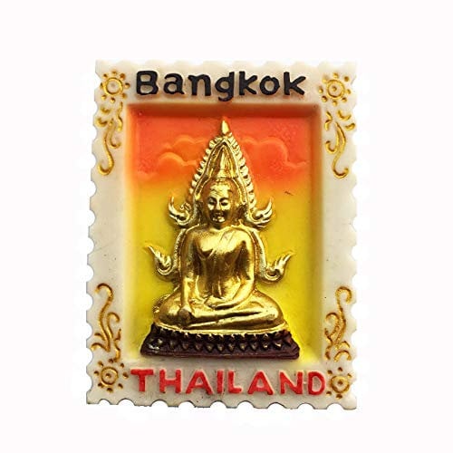 Bangkok Thailand 3D Fridge Magnet Souvenir Gift,Home & Kitchen Decoration Magnetic Sticker Bangkok Thailand Refrigerator Magnet Collection