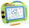 Magnetic Drawing Board for Kids, Travel Size Erasable Doodle Sketching Writing Board Colorful Doodle with 2 Stamps for Toddlers-Green