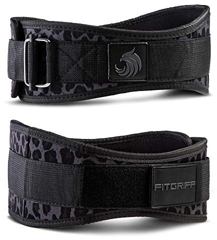 Fitgriff® Gewichthebergürtel V2 - Gewichtheber Gürtel für Damen und Herren - Bodybuilding, Krafttraining, Crossfit Training - Trainingsgürtel, Weightlifting Belt, Gym Workout