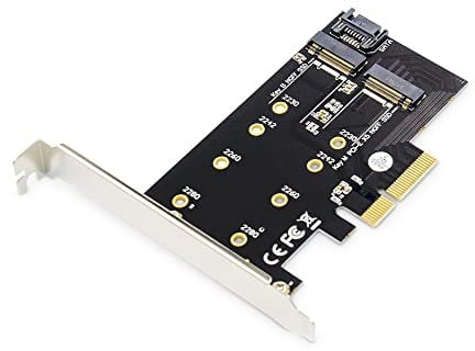 DIGITUS Carte add-on M.2 NGFF/NVMe SSD PCI Express 3.0 (x4)