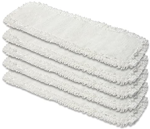 Prieser 5X Profi Wischmopp 50cm – Aus 100% robustem Mikrofaser – Fusselfreier Bodenwischer für sehr Gute Schmutzaufnahme – Langlebiger Bodenwischer Bezug