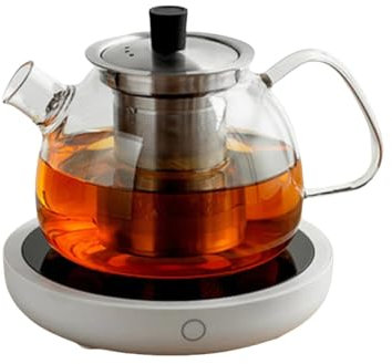 Verve Jelly Coffee Mug Warmer, Electric Cup Warmer with 3 Temperature Level Up to 176℉, Beverage Warmer Plate Electric Auto Shut Off for Heating Coffee, Tea, Milk, Cup Heater for Office and Home Use