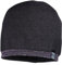 maximo Mini Girl-Beanie, Lurex Vollfutter 53/-55 carbonmeliert