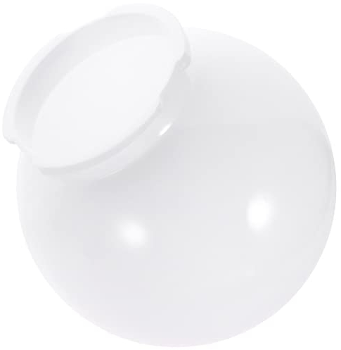 DOITOOL Ball Lampshade Globe Lamp Shade White Chandelier Light Fixture White Wall Sconce Hanging Fruit Basket Vanity Light Fixtures Patio Globe Lampshade Glass Acrylic Substitute