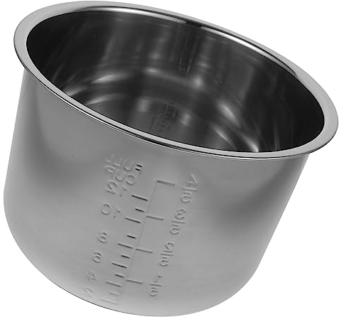 UPKOCH Cuiseur à Riz Inoxydable Pot Intérieur Antiadhésif De Remplaçant Pour Cuiseur Électrique Usage Domestique Et Professionnel