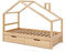 VitaliSpa Hausbett Lori, Naturholz, 80x160 cm mit Schubladen, ohne Matratze