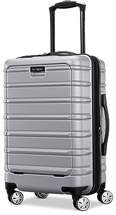 Samsonite Omni 2 Valise Rigide Extensible avec moulinets rotatifs, Argent Arctique, Pro Carry-on, Omni 2 Valise Rigide Extensible avec roulettes pivotantes