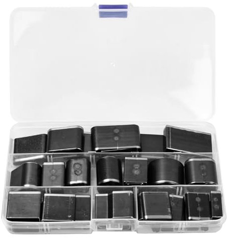 Cozlly 52Pcs Leathercraft Stanzwerkzeug Set,Handgefertigtes DIY-Stanzwerkzeug Loch,52 Formen Stil Hohlstanzer Werkzeug,Hohlstanzer Set Loch Werkzeuge,für handgefertigte Lederhandwerk