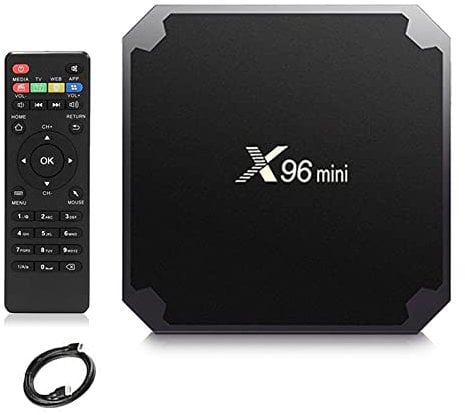X96 Mini Android 7.1 TV Box Amlogic S905W Quad Core 2GB RAM 16GB ROM, Supporto WiFi 2.4G 100M Ethernet 3D/4K HD HDR H.265 Android Box