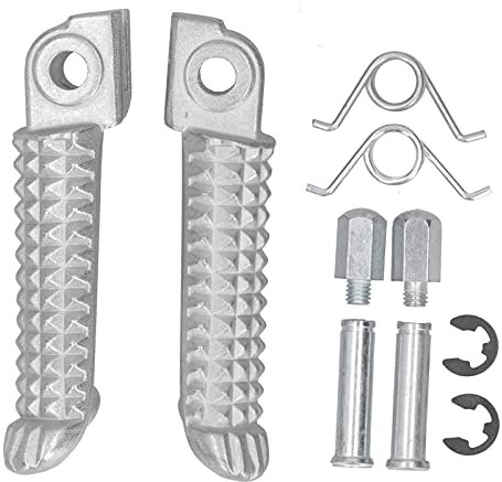 Repose-pieds de Moto Repose-pieds Adaptés aux Repose-pieds, Accessoires Repose-pieds en Métal Installation Facile Exquis pour R1 R6 MT09 MT07 R3 R15 R25 FZ1 FZ6 YZF600