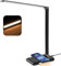 BIENSER Schreibtischlampe LED mit 10W Wireless Charging, USB Ladefunktion, 600LM Bürolampe Tischlampe mit 10 Helligkeits X 5 Farbstufen Dimmbar, Nachtlicht, Memory-Funktion, Auto Timer, 6000K, 24W