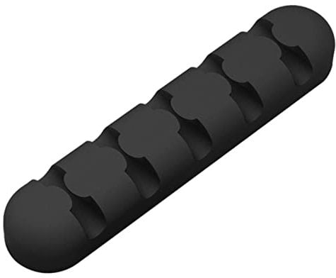 UPKOCH Silicone Cable Winder Plug Holder Cord Management Desk Wire USB Data Charger Cable Storage Organizer for Desktop Charging Station