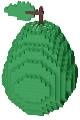 NOOLY Kinder Erwachsene Obst Micro Bauklötze Set für Haus und Büro Dekoration KLJM-10 (Avocado, 810 Stück)