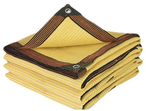 Telo Ombreggiante Tessuto Ombreggiante Rete Ombra Tessuto Ombra Robusta, Anti UV Tende da Sole,5x6m