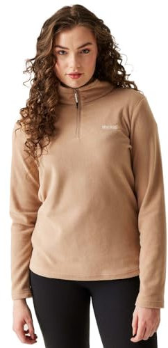 Regatta Sweethart Damen-Fleecepullover mit halbem Reißverschluss, Warm Taupe