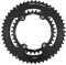 STONE - Platos Redondos 2X 110 BCD Compatible con Shimano (FC) Carretera y Rotor 4x110BCD Road Road CNC Aluminio 7075-T651, 4 Brazos, 5800 105, 6800 Ultegra, 9000 Dura Ace (50-34)