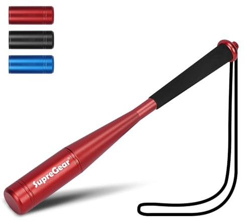 supregear Mazza da Pesca, Bastone per Pescare in Alluminio Mazza da Pesca Rimovibile in Metallo con Manico Antiscivolo e Cinghia da Polso Accessorio da Pesca Attrezzo da Club Solido