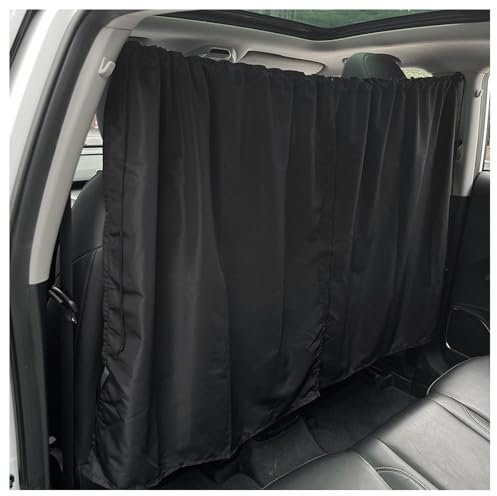 GNTHERF Auto Trennwand Sichtschutzvorhänge, für Toyota Hilux 2009-2023 Sitz-Trennvorhang abnehmbare Verdunkelung Sichtschutzvorhänge Camping Vorhänge,S-140 * 80cm