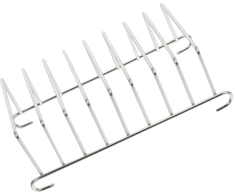 PRETYZOOM Edelstahl Air Fryer Rack Zubehör Toastständer Für Heißluftfritteuse Vielseitiges Grillregal Mit Hitzebeständiger Oberfläche Für Brotbacken Und Camping