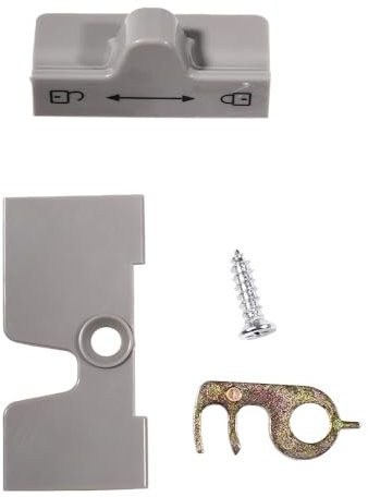 YUCKMZ Türriegel Kühlschrank Tür Zusatzschloss für Gefrierschrank Kompatibel mit Kühlschrank Serie 7 2412757300