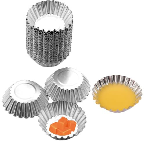 Wax Melt Warmer Liners Reusable Scented Wax Melt Cups, 20 Pcs Aluminium Alloy Heat Faster Wax Melt Warmer Liners for Electric Wax Warmer Burner, Plug-in Warmer, Candle Warmer Plate