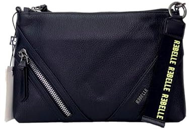 Rebelle Borsa a mano da donna in pelle con tracolla NERO, TAGLIA UNICA