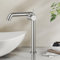 EMKE Wasserhahn Bad Chrom, 332 x 220 x 76 mm, Messing, Keramikkartusche, Badarmatur, Wasserhahn mit Luftsprudler, Waschtischarmatur, Mischbatterie Waschbecken-Armatur einfache Installation