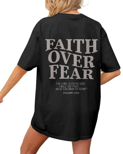 Tarotong Oversize Shirt Damen Longshirt Kurzarm Oberteile Sommer Rückendruck Lässig Blusen Tuniken mit Buchstaben Muster