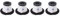 Piezas de Aspiradora 4 Piezas Filtros de Repuesto para Aspiradora Filtro de Vacío Wable Filtro de Aspiradora Desmontable Ary para Moosoo K17 para N6S Jardinería Doméstica