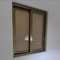 Finestra Finestra Scorrevole Orizzontale per Ventilazione, Finestra In Alluminio per La Privacy con Vetro e Zanzariere, Finestra Grande e Piccola per Pollaio, Finestra per Capannoni(Gold,60x80cm(23.4x