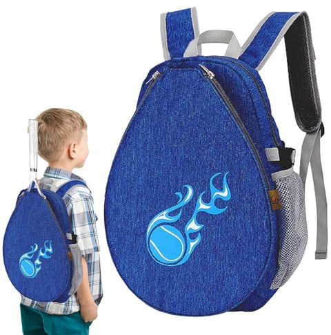 Huitrcrio Tennistasche, Tennisrucksack Kinder, Tennis Rucksack Für Kinder, Schlägertasche Tragetasche Rucksack Tasche Für Tennis Badminton, Sportrucksack Badminton Rucksack